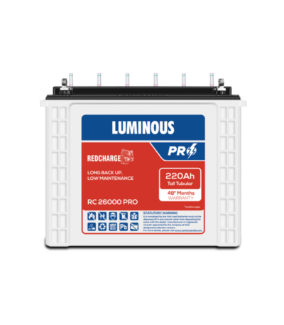 Luminous 220Ah Tubular Battery