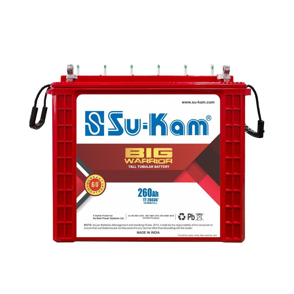 Sukam 150Ah Tubular Battery