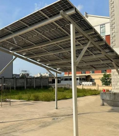 Solar Carport Steel Frame Abuja