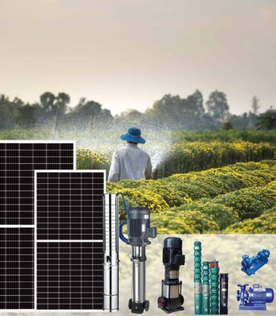 AC Solar Pump + Battery Backup Kit Benin City