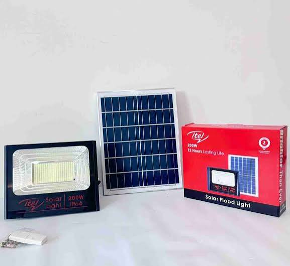 Itel Solar Flood Light 200W Kano