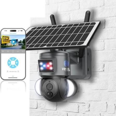 Solar Floodlight Camera with Siren Port Harcourt
