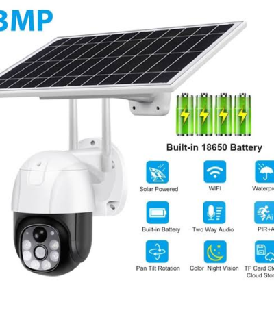 TDC WiFi Solar Bullet Camera Abuja