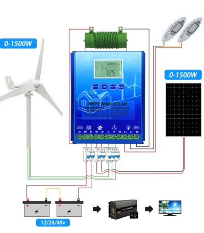 SRNE HESP Series 6KW/48V 100A MPPT 500VDC Hybrid Inverter