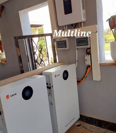 SRNE 2.5KW/24V Solar Inverter & 2.56KWH Lithium Battery All-in-One System