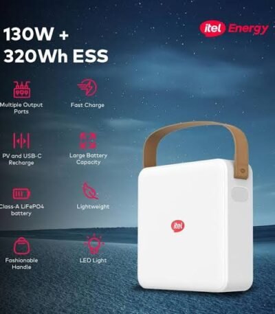Itel Energy PowerCore 3K Pro 3kW 24V IP54 smart inverter + 2.56kWh lithium battery + 1770W solar kit
