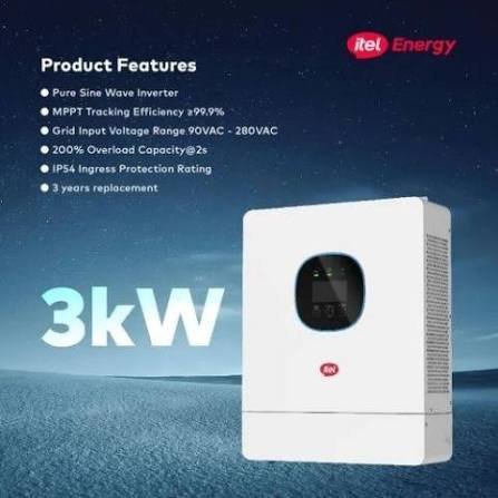 Itel Energy 590W Solar Panel Half-Cut Monocrystalline PV Module