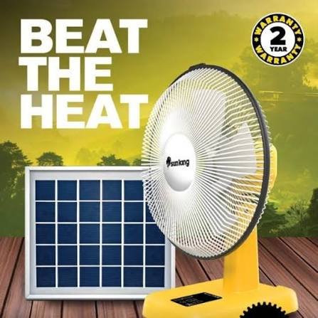 SunKing Foldable Solar Fan Home Series