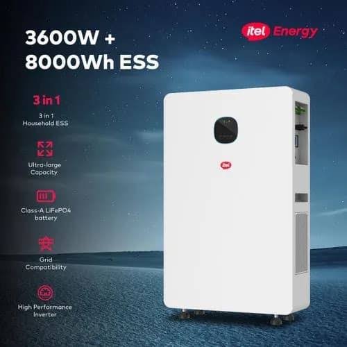 Itel Energy 8kWh All-in-One Solar Power Kit 3.6kW hybrid inverter + 8×590W panels with installation