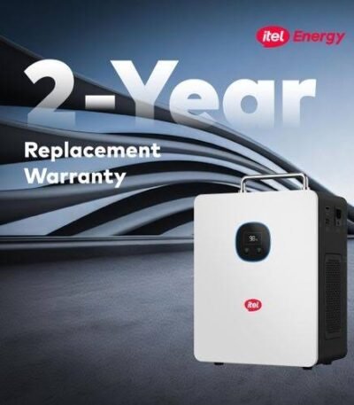 Itel Energy 4kW Solar Power Kit Hybrid inverter + 2.56kWh lithium battery 24V WiFi installation no panels