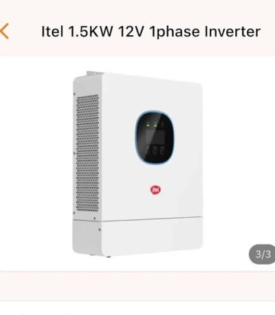 Itel Energy PowerHome Essential Solar Kit 1.5kW Inverter + 2.56kWh Battery + 2 Panels