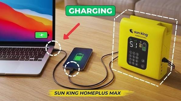 SunKing HomePlus Max + Pedestal Fan + 24-Inch TV Bundle