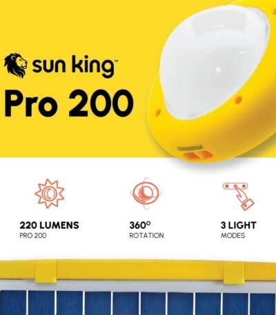 SunKing Home 200X Solar Home System, Smartphone Charging Solar Kit