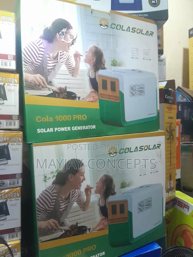 COLA 1000 Pro Solar Generator + 350W Solar Panel 1kWh solar generator bundle