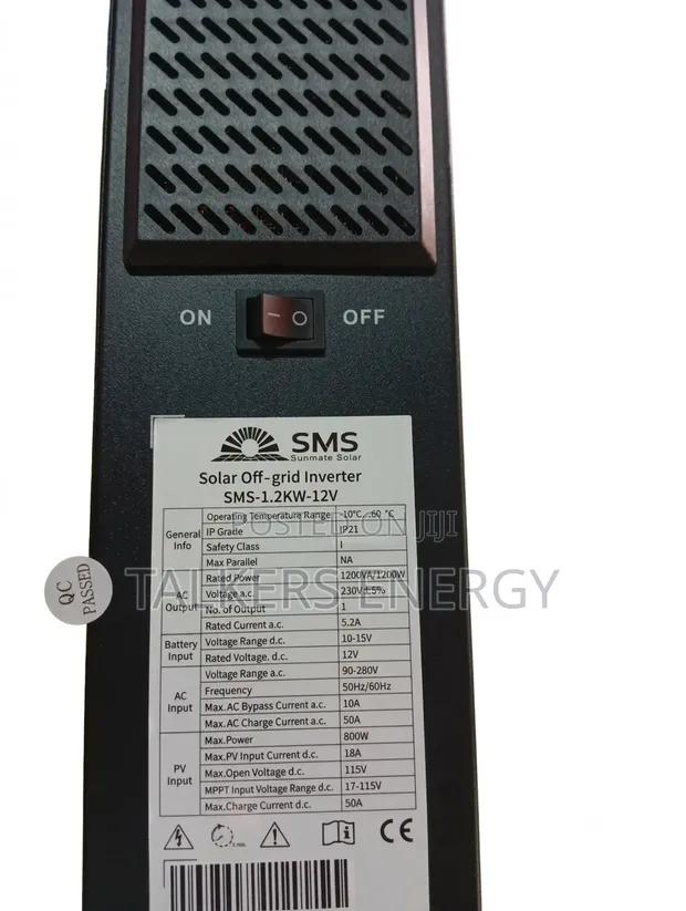 SMS SUNMATE SMS-10.2KVA-48V Hybrid Inverter 160A solar charger