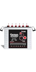 GENUS Invomax GTT200 200AH Tubular Battery