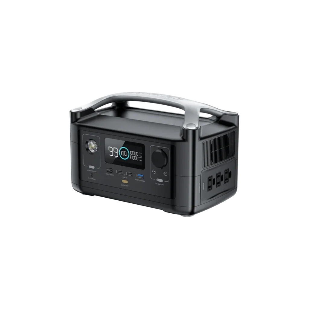 ECOFLOW RIVER 3 Max Portable Power Station 572Wh expandable battery, 600W output