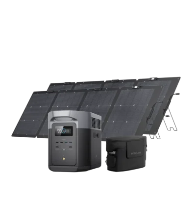 ECOFLOW DELTA 2 Max Solar Generator + 400W Solar Panel 2048Wh bundle