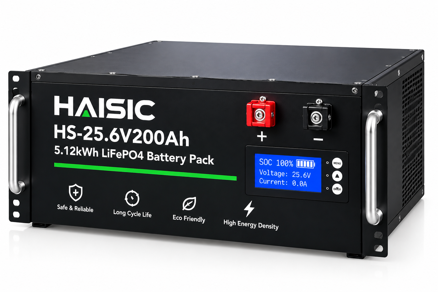 f1564561-c083-46f3-ae35-e33baa0f2682 HAISIC HS-25.6V200Ah 5.12kWh LiFePO4 battery pack - Image 1