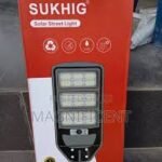SUKHIG 50W Solar Street Light IP65, lithium battery, remote control