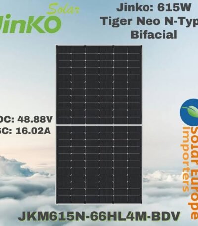 JINKO SOLAR JKM635N-72HL4-BDV 635W Tiger Neo Panel