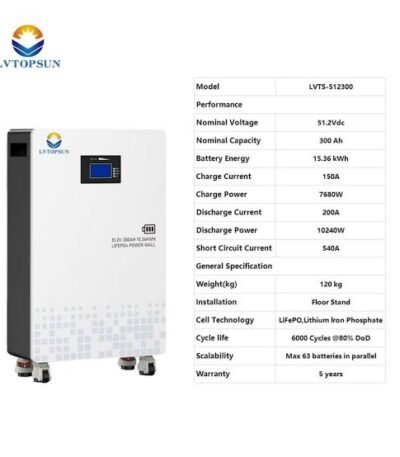 LVTOPSUN LVTS-SM5 Smart Monitoring 5kWh Battery
