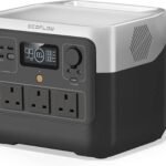ECOFLOW RIVER 3 Max Plus Portable Power Station 858Wh battery capacity, 1200W output