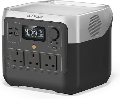 ECOFLOW RIVER 3 Max Plus Portable Power Station 858Wh battery capacity, 1200W output