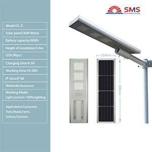 AKT Solar Street Light 200W Split-Type solar street lighting system