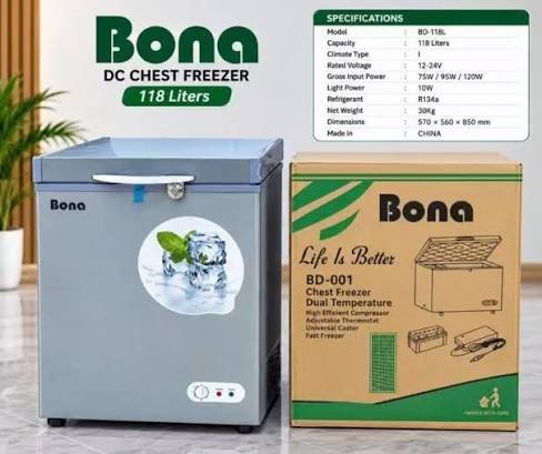 YOHAKO Solar Chest Freezer 318L DC/AC solar freezer