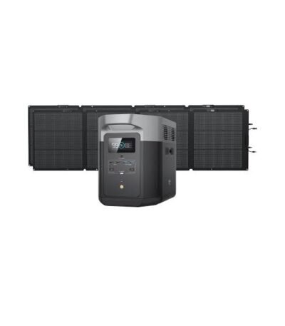 ECOFLOW DELTA Pro Solar Generator + 2×400W Solar Panels 3600Wh bundle