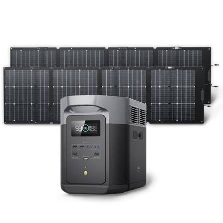 ECOFLOW DELTA Pro Solar Generator + 400W Solar Panel 3600Wh bundle