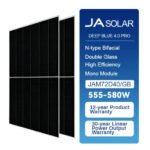 JA SOLAR JAM78D40-650/MB 650W N-Type Bifacial Double Glass Module