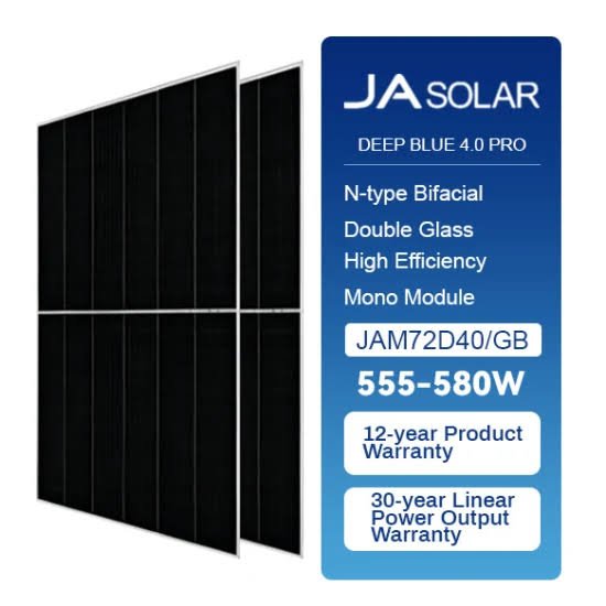 images4 JA SOLAR JAM78D40-650/MB 650W N-Type Bifacial Double Glass Module