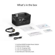 ECOFLOW RIVER Mini Portable Power Station 210Wh battery capacity, 300W output