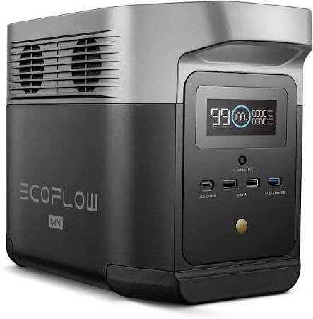 ECOFLOW DELTA Max 2000 Portable Power Station 2016Wh battery, 2400W output