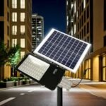 SUKHIG 300W 6-Eyes Solar Street Light 24V, 30,000mAh battery