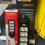 SUKHIG Solar Flood Light Twin-Head 500W dual LED output