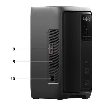 images6 ECOFLOW 60W Portable Solar Panel Type-C solar charging panel