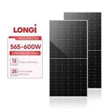 LONGI LR5-72HPH-525M 525W Hi-MO 5 Monocrystalline Solar Panel