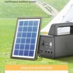 DP DP-7726 Solar Lighting Package 12000mAh battery, solar panel