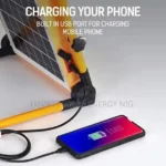 DP DP-7714 Solar Lighting System 10000mAh battery, USB output, solar panel