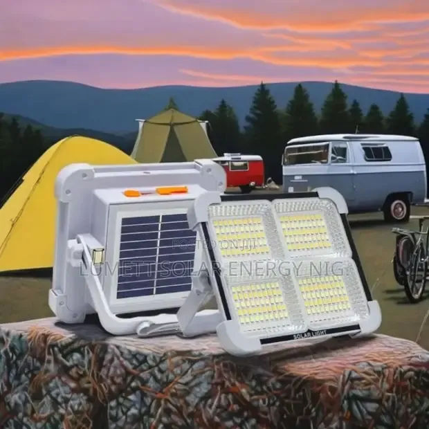 imgi_111_199983579_NjIwLTYyMC1lNGUwOWYxNTdi DP DP-7712 Solar Lighting System 10000mAh battery, 2 LED bulbs, solar charging kit - Image 1