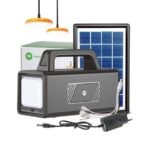 DP DP-7710 Solar Lighting System 9000mAh battery, 100W emergency floodlight, solar panel and charging ports