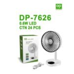 DP DP-7626 Solar Rechargeable Fan 16-inch fan with solar charging
