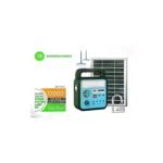 DP DP-SK02 Solar Home Kit solar panel, battery and 2 bulbs