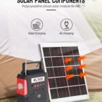 DP DP-7735 Solar Household Lighting Kit 12000mAh battery