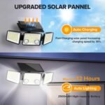 EMIRATES Solar Security Light 100W smart sensor security light