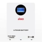 SAKO Li-Wall 2.56kWh 25.6V 100Ah Lithium Battery