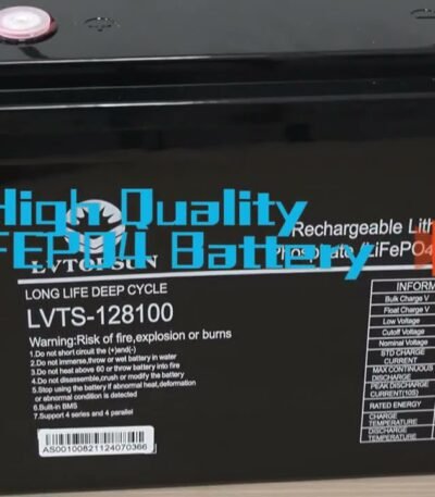 LVTOPSUN LVTS-128100-E 12.8V 100Ah 1.28kWh LiFePO4 Battery